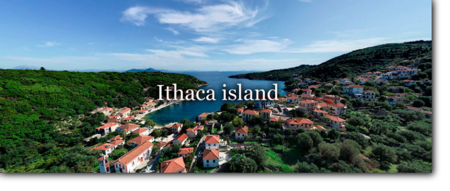 Ithaca 360 virtual panorama tour. Be there before you go. Ιθάκη πανοραμική περιήγηση 360 μοιρών